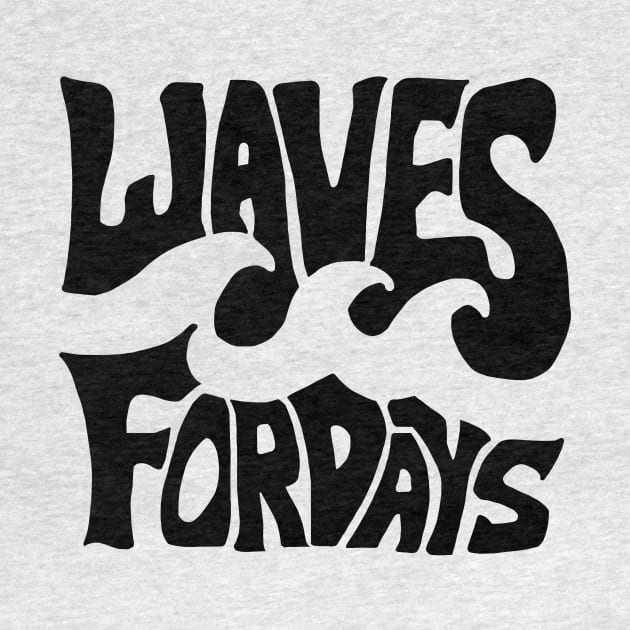 Waves for days Classic Surf by Shanti-Ru Design